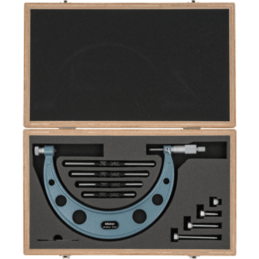 Mitutoyo Outside Micrometer, Series 104 (with interchangeable anvils) - KHM Megatools Corp. Mitutoyo Outside Micrometer, Series 104 (with interchangeable anvils) - KHM Megatools Corp.